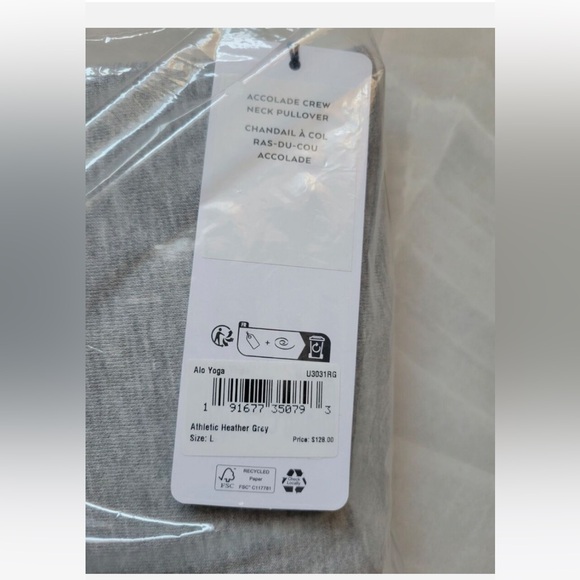 Alo Yoga Accolade Crewneck Pullover Sweatshirt - Picture 4 of 5